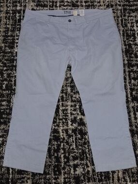 True Nation Light Blue Cotton Chinos for Men